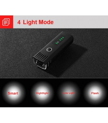 Фар за велосипед със сензор за включване и USB зареждане