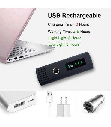 Фар за велосипед със сензор за включване и USB зареждане