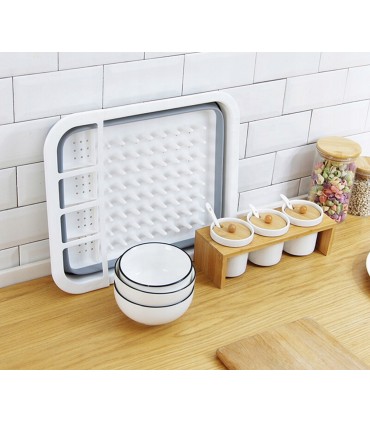 Мултифункционална сгъваема сушилня за съдове и прибори