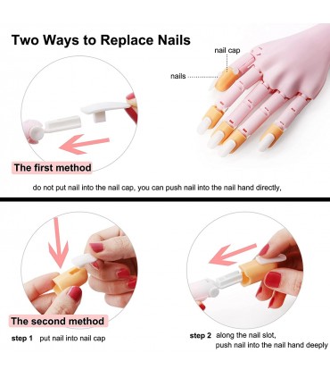 Комплект от 100 броя нокти за тренировъчна ръка