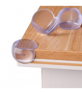 Кръгли, меки прозрачни протектори за ъгли и ръбове на мебели