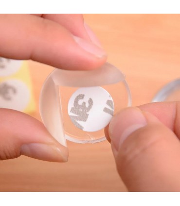 Кръгли, меки прозрачни протектори за ъгли и ръбове на мебели