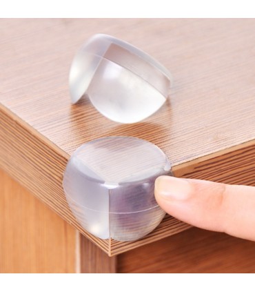 Кръгли, меки прозрачни протектори за ъгли и ръбове на мебели