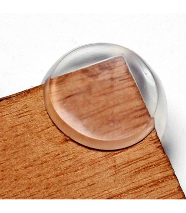 Кръгли, меки прозрачни протектори за ъгли и ръбове на мебели