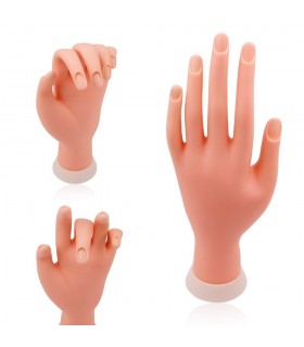 ТРЕНИРОВЪЧНА РЪКА ЗА МАНИКЮР, СИЛИКОНОВА