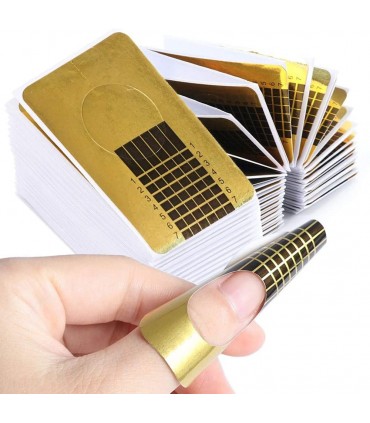 Изграждащи форми за маникюр, еднократни 500 броя