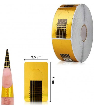 Изграждащи форми за маникюр, еднократни 500 броя