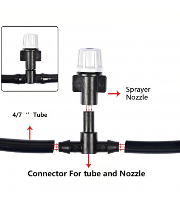 Система за мъглуване - охлаждане с водна мъгла 10м, 15м, 20м