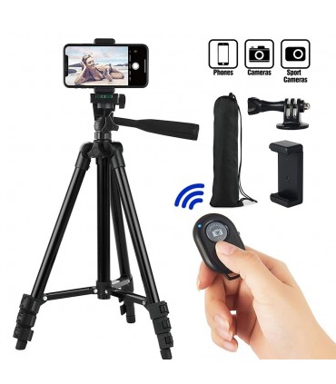 СТАТИВ ЗА КАМЕРА/ФОТОАПАРАТ ТЕЛЕСКОПИЧЕН ДО 110 СМ.