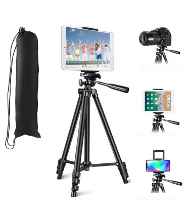 СТАТИВ ЗА КАМЕРА/ФОТОАПАРАТ ТЕЛЕСКОПИЧЕН ДО 110 СМ.