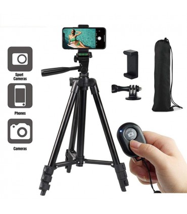 СТАТИВ ЗА КАМЕРА/ФОТОАПАРАТ ТЕЛЕСКОПИЧЕН ДО 110 СМ.