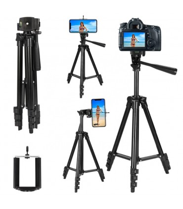 СТАТИВ ЗА КАМЕРА/ФОТОАПАРАТ ТЕЛЕСКОПИЧЕН ДО 110 СМ.