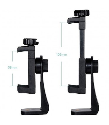 Въртяща на 360° стойка за телефон за трипод