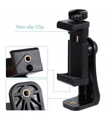 Въртяща на 360° стойка за телефон за трипод