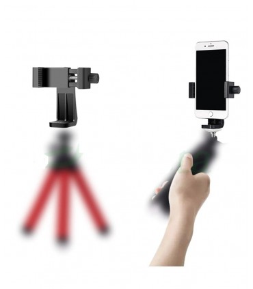 Въртяща на 360° стойка за телефон за трипод