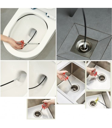 Пружинен уред с дължина 1.6 метра, за отпушване на канали