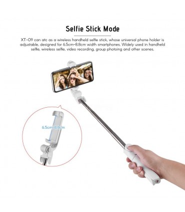 Селфи стик трипод за телефон или фотоапарат, Статив, Bluetooth дистанционно в комплекта