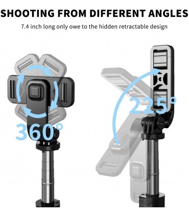 Cелфи стик и статив-трипод с блутут дистанционно L02