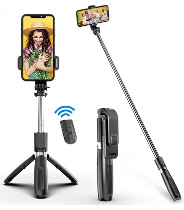 Cелфи стик и статив-трипод с блутут дистанционно L02