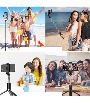 Селфи стик и разтегателен статив с дистанционно и Bluetooth Q03S Q02s