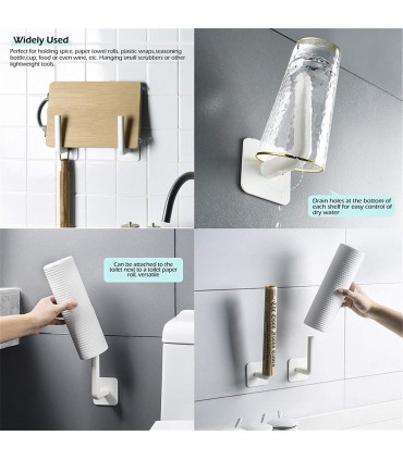 Поставка за ролка кухненска или тоалетна хартия, лепяща