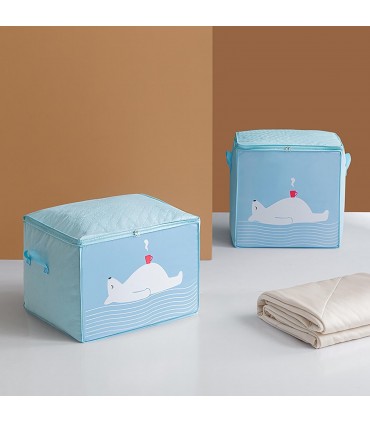 Преносим детски органайзер за съхранение на дрехи с принт Мече