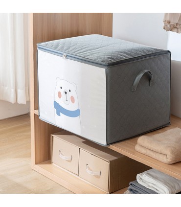 Преносим детски органайзер за съхранение на дрехи с принт Мече