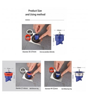 Клапан против миризми за подов сифон