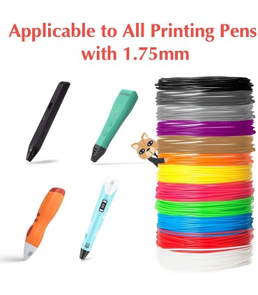 Цветен пълнител за 3D писалка комплект от 12 или 18 цвята