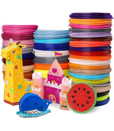 Цветен пълнител за 3D писалка комплект от 12 или 18 цвята