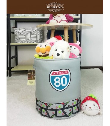 Сгъваем текстилен кош за дрехи и играчки Racing