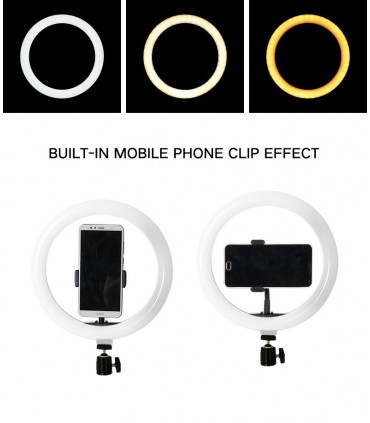 LED Селфи Ринг 10 Инча , Лампа за селфи без стойка