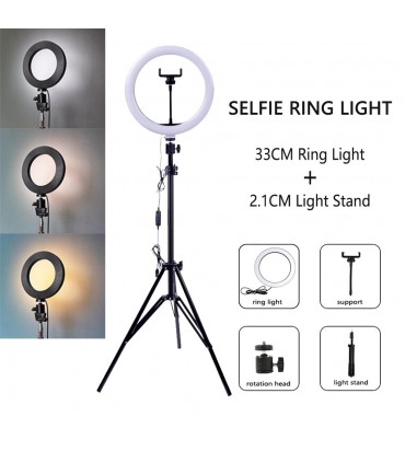 LED Селфи Ринг 10 Инча , Лампа за селфи без стойка