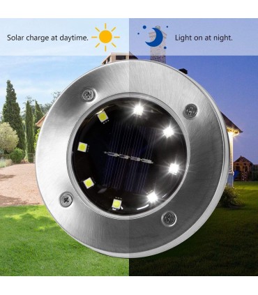 Соларни лампи за градина - плоски