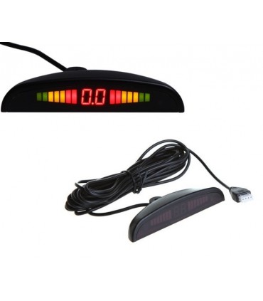 Парктроник с LCD дисплей, 4 датчика и звукова сигнализация
