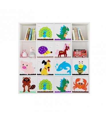 Сгъваема кутия за съхранение за детска стая 33х33 см.