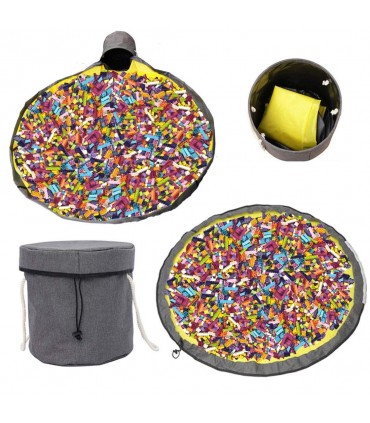 2 в 1 Кошица за играчки с постелка за игра