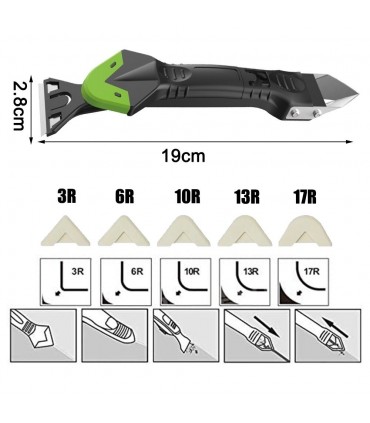 Шпакли, предназначени за премахване и нанасяне на силикон