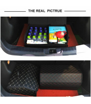 Чанта-органайзер за автомобилен багажник, кожена