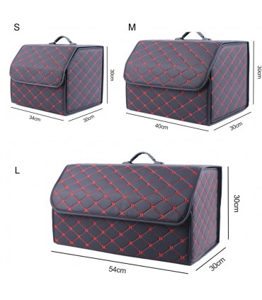 Чанта-органайзер за автомобилен багажник, кожена