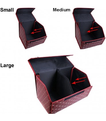 Чанта-органайзер за автомобилен багажник, кожена