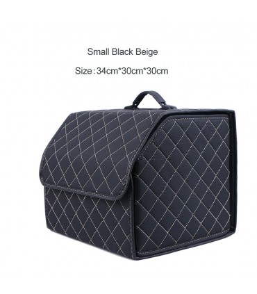 Чанта-органайзер за автомобилен багажник, кожена