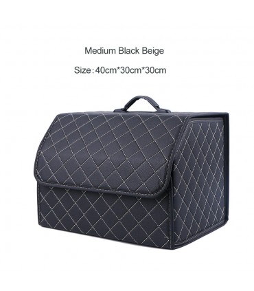 Чанта-органайзер за автомобилен багажник, кожена