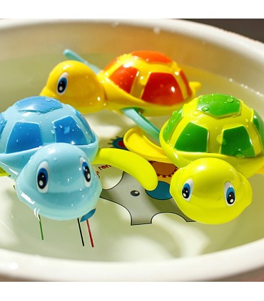 Плуваща костенурка за баня, детска играчка за баня, с навиване НОВО