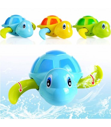 Плуваща костенурка за баня, детска играчка за баня, с навиване НОВО