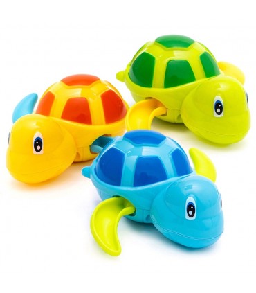 Плуваща костенурка за баня, детска играчка за баня, с навиване НОВО