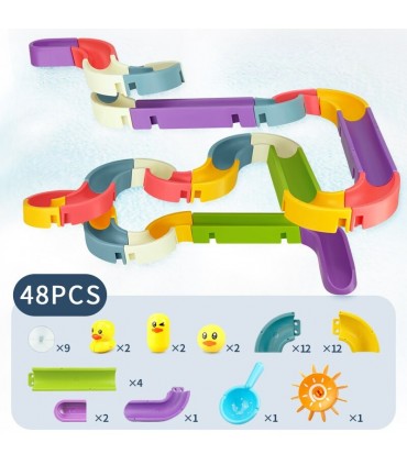 Играчка за баня, водни съоръжения от 34, 48 и 66 части