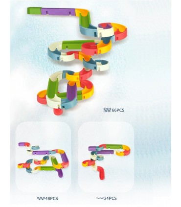 Играчка за баня, водни съоръжения от 34, 48 и 66 части