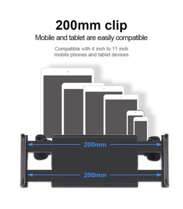 Стойка за телефон и таблет на задна седалка, Алуминиева