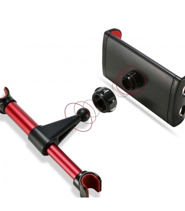 Стойка за телефон и таблет на задна седалка, Алуминиева